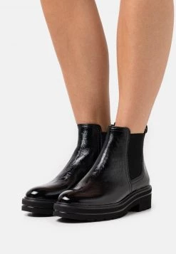 Paul Green Bottines à Plateau Black Femme