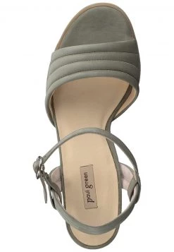 Paul Green Sandales à Plateforme Royal Nubuk Herb Femme -France Paul Green Soldes Boutique 0ba47d8f31ba43b8b2dd4a69d7c86608