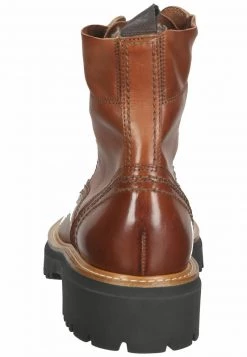 Paul Green Bottines à Lacets Cognac Braun Femme -France Paul Green Soldes Boutique 0e624961f227464eb74d51d313588d54