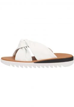 Paul Green Mules White/schwarz Femme