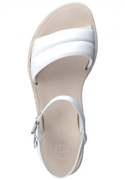 Paul Green Femme Sandales Compensées White -France Paul Green Soldes Boutique 24e2804f19b04c818fc267204fde76a6