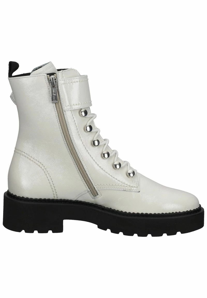 Paul Green Femme Bottines à Lacets Gebrochenes Weiß Lack 8 Paul Green Femme Bottines à Lacets Gebrochenes Weiß Lack – Image 6