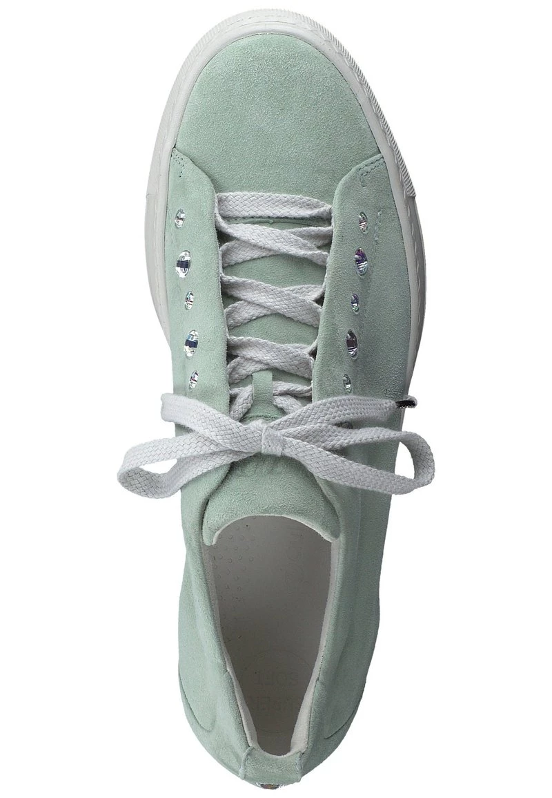 Paul Green Baskets Basses Samtziege Mint Femme 5 Paul Green Baskets Basses Samtziege Mint Femme – Image 3