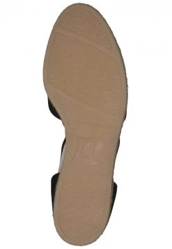 Paul Green Femme Espadrilles Sportnubuk Schwarz/sand -France Paul Green Soldes Boutique 339d24202115465ea65f3b1f14f3027e