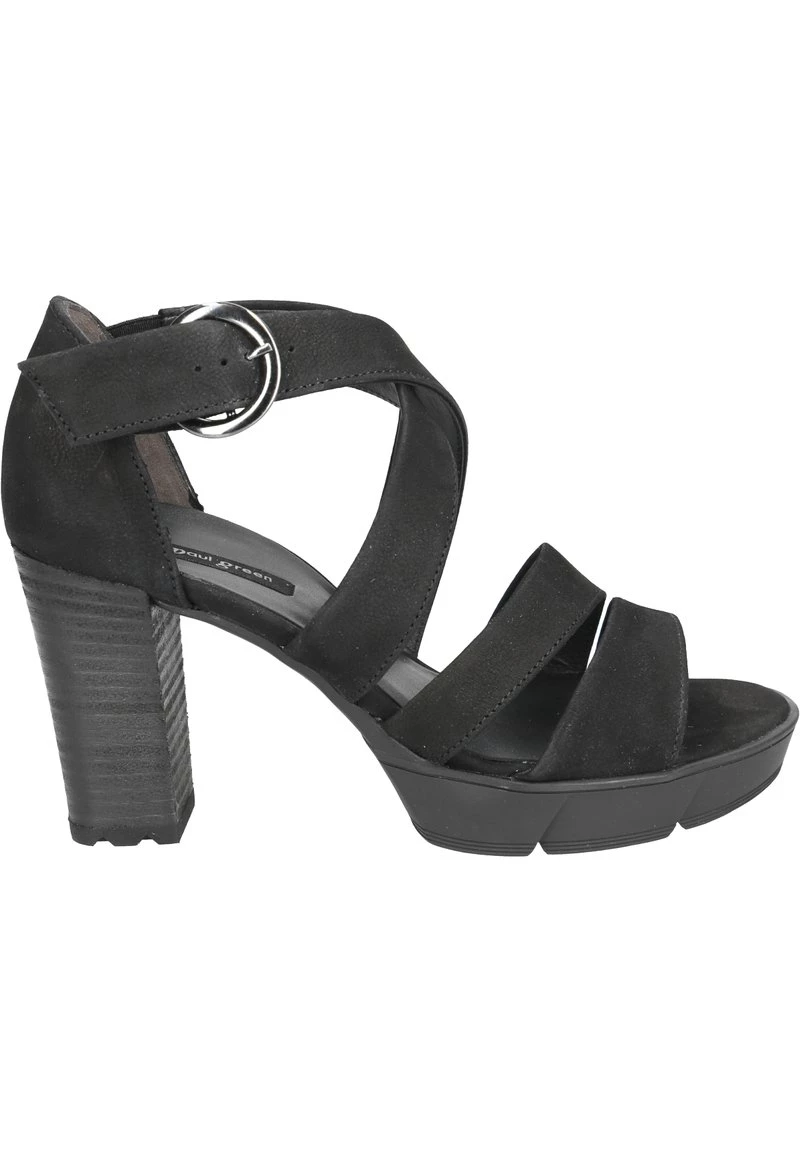 Paul Green Femme Sandales Schwarz 3 Paul Green Femme Sandales Schwarz