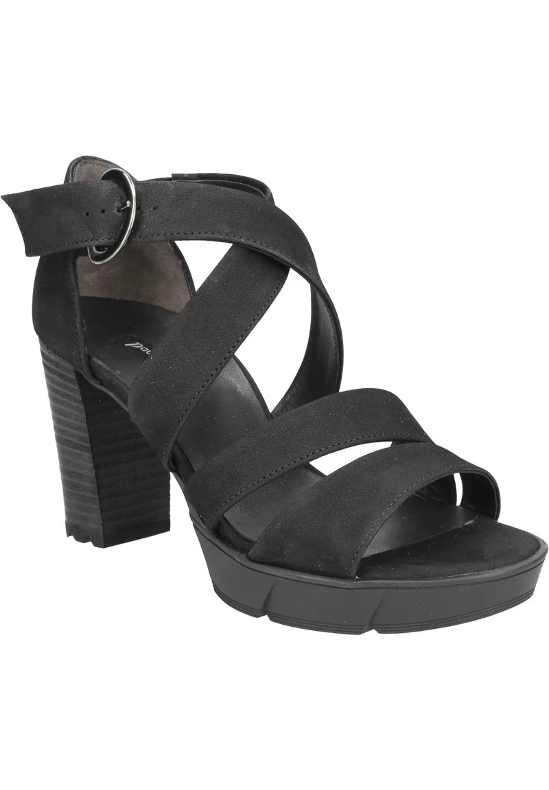 Paul Green Femme Sandales Schwarz 4 Paul Green Femme Sandales Schwarz – Image 2