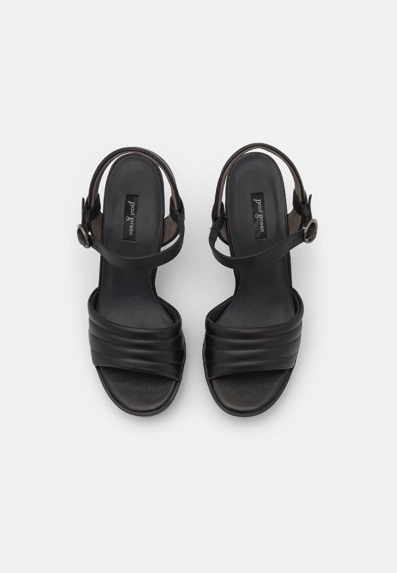 Paul Green Sandales à Plateforme Black Femme 8 Paul Green Sandales à Plateforme Black Femme – Image 6