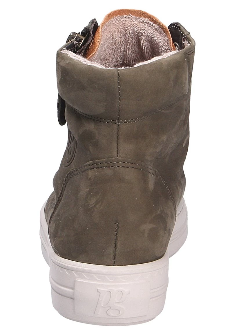 Paul Green Femme Baskets Basses Olivmittelbraun 5 Paul Green Femme Baskets Basses Olivmittelbraun – Image 3