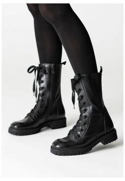 Paul Green Bottines à Plateau Schwarz 009 Femme