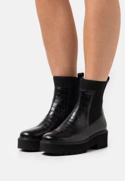 Paul Green Bottines à Plateau Black Femme