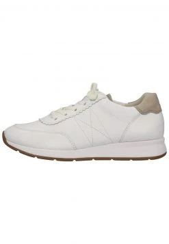 Paul Green Femme Baskets Basses Weiß/helles Oliv