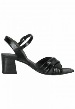 Paul Green Femme Sandales Knautschlack Schwarz -France Paul Green Soldes Boutique 713f3cc776c14dcb921a49a994973b22