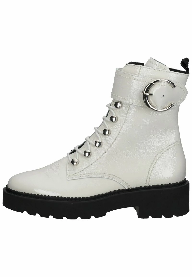 Paul Green Femme Bottines à Lacets Gebrochenes Weiß Lack 3 Paul Green Femme Bottines à Lacets Gebrochenes Weiß Lack
