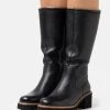 Paul Green Femme Bottes à Plateau Black -France Paul Green Soldes Boutique 8ec27fa912e7485bb86e186adaad4201