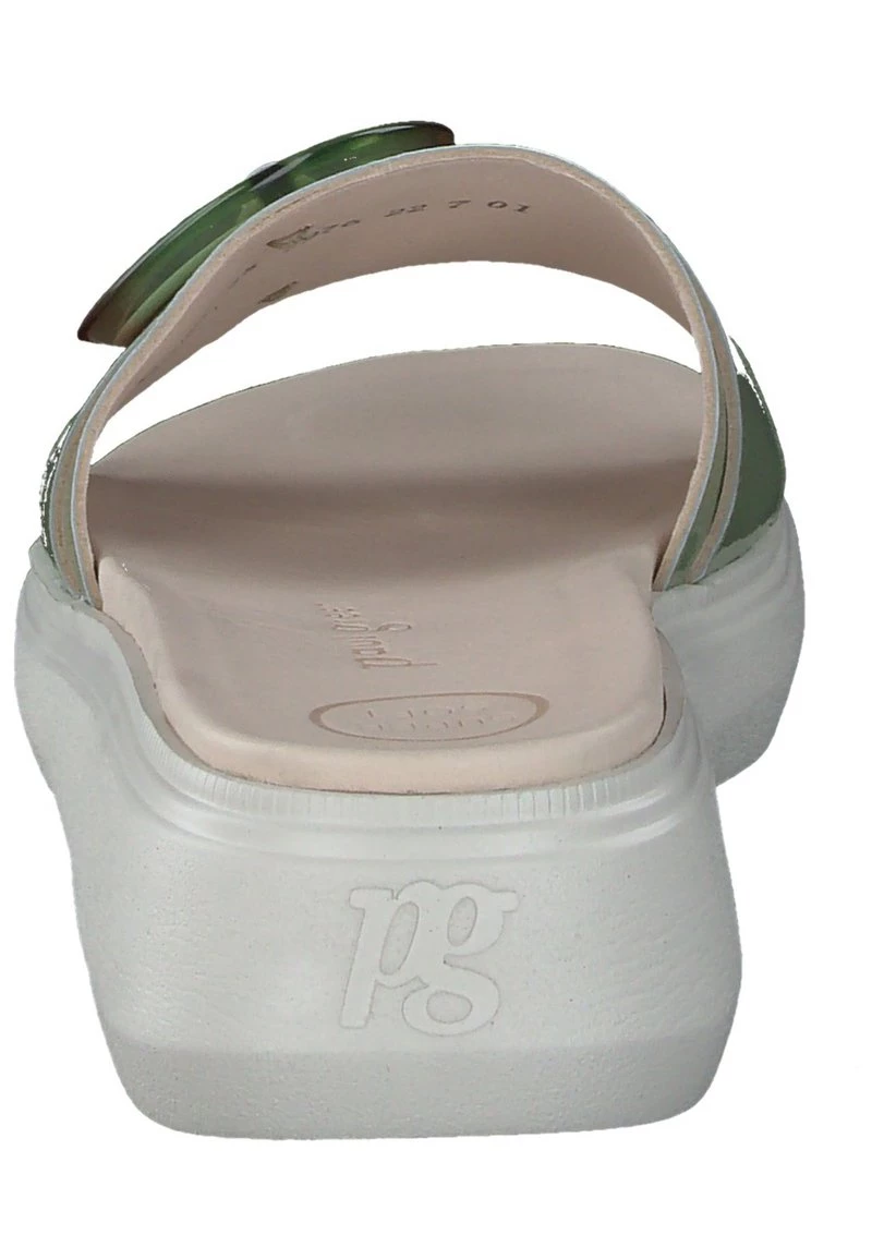 Paul Green Femme Mules Grün Lack 6 Paul Green Femme Mules Grün Lack – Image 4