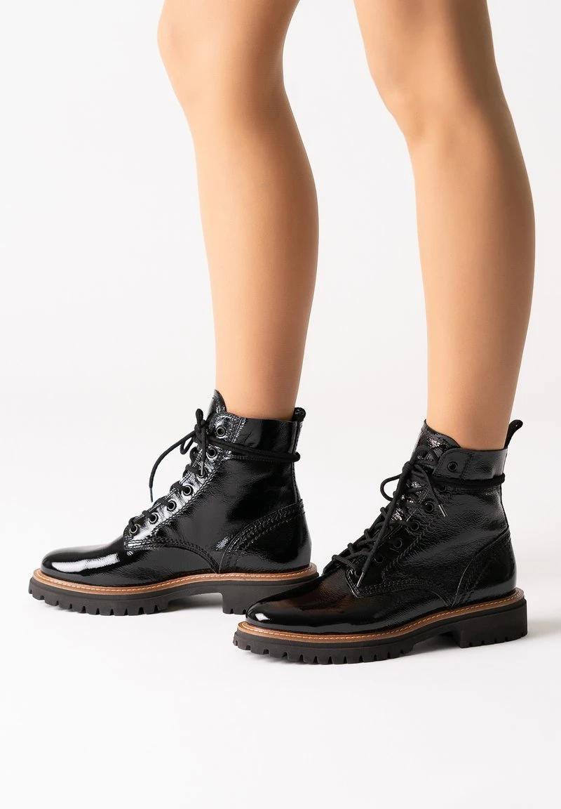 Paul Green Bottines à Lacets Black Femme 3 Paul Green Bottines à Lacets Black Femme