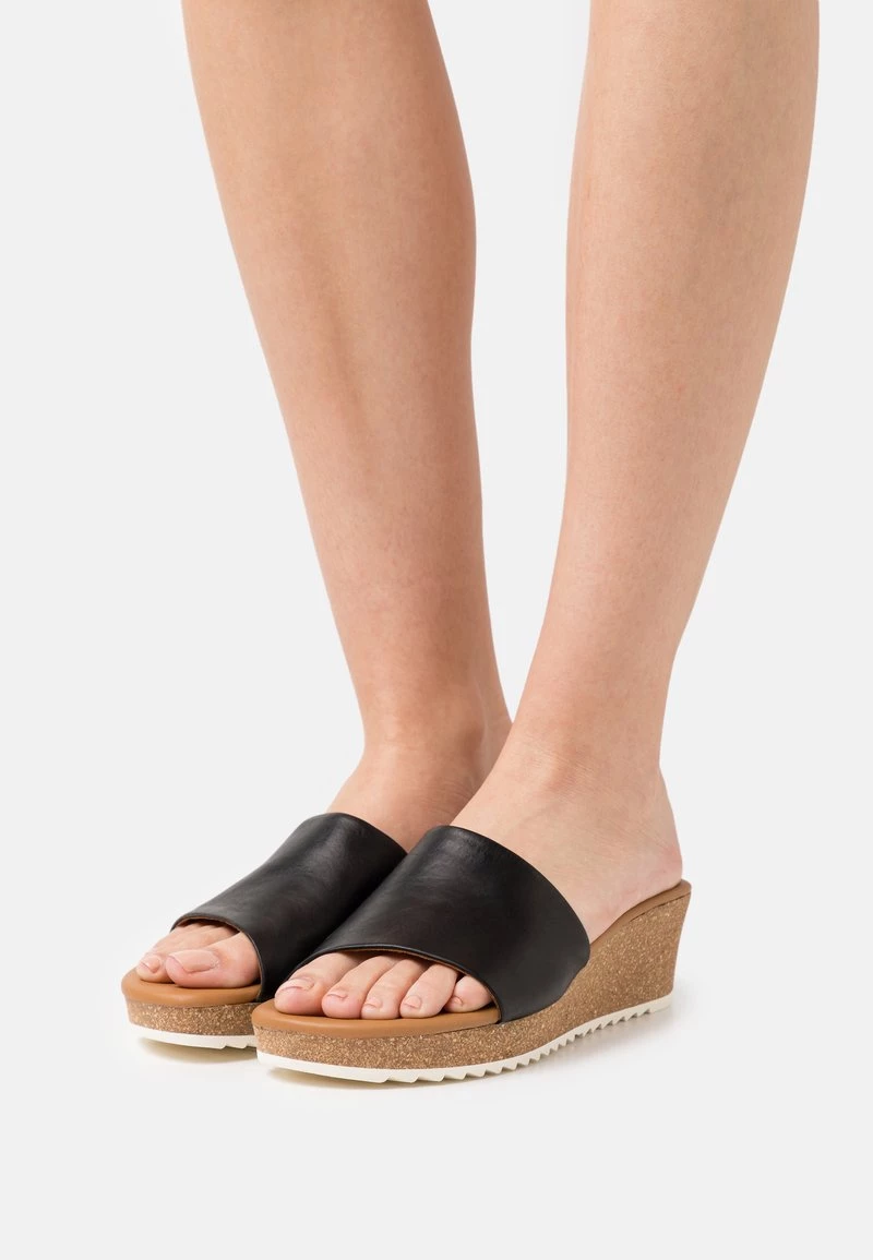 Paul Green Mules à Talons Schwarz Femme 3 Paul Green Mules à Talons Schwarz Femme