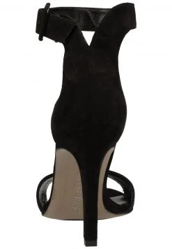 Paul Green Sandales à Talons Hauts Black Femme -France Paul Green Soldes Boutique ad99a93f90114669b85a0dea114e0d1a