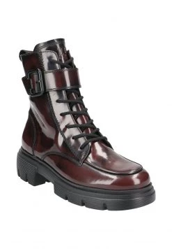 Paul Green Bottines à Plateau Rot Femme