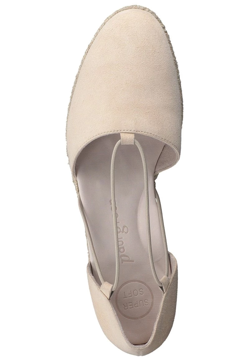 Paul Green Femme Espadrilles Samtziege Biscuit 5 Paul Green Femme Espadrilles Samtziege Biscuit – Image 3