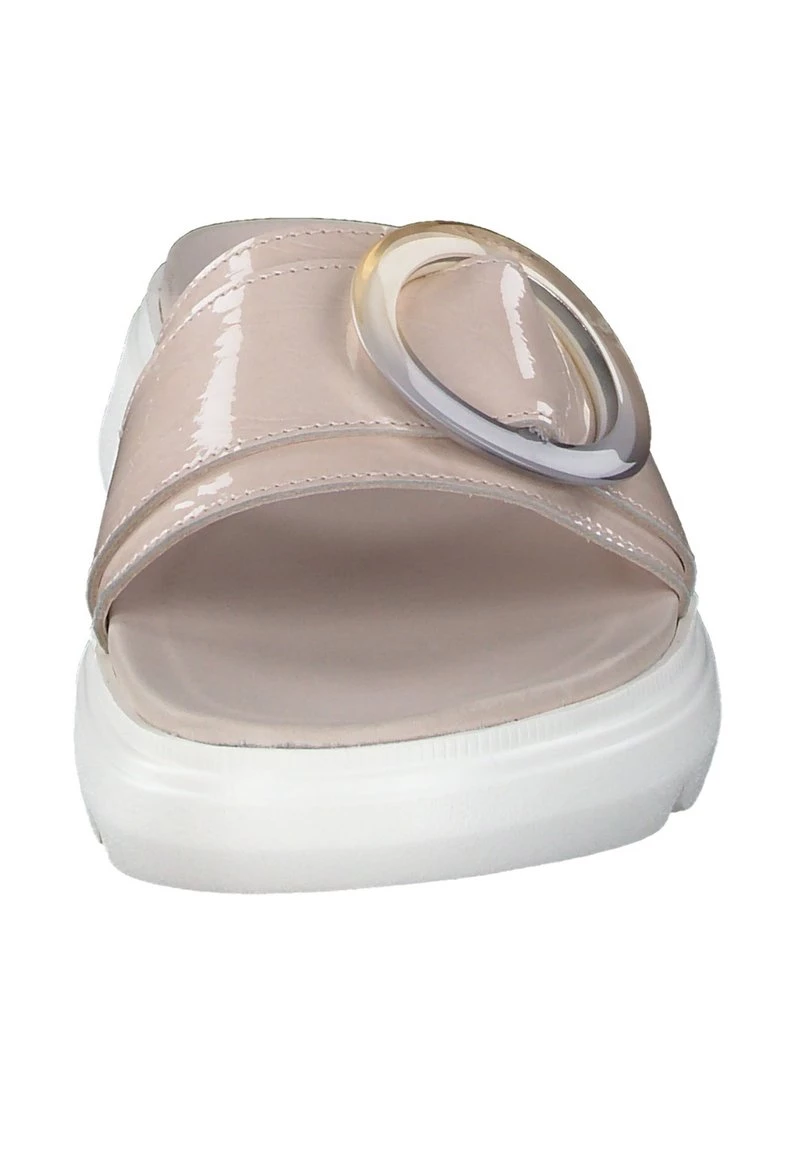 Paul Green Femme Mules Nude Lack 8 Paul Green Femme Mules Nude Lack – Image 6