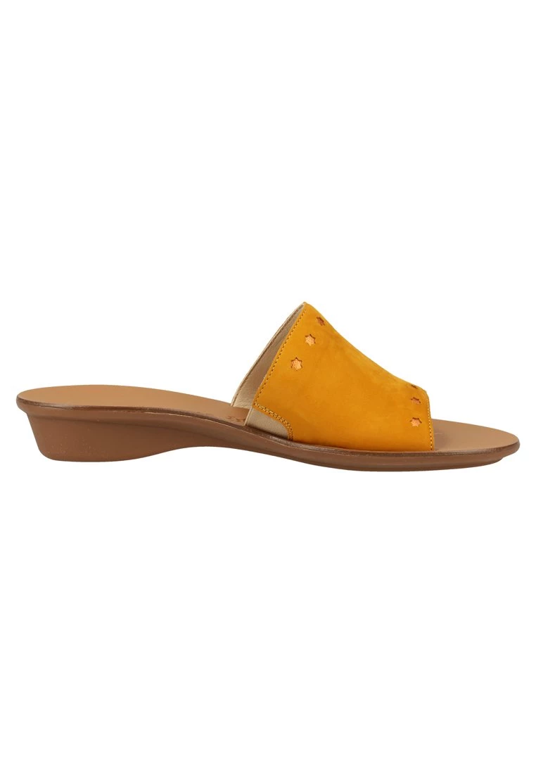 PAUL GREEN PANTOLETTEN Mules Curry Yellow Femme 9 PAUL GREEN PANTOLETTEN Mules Curry Yellow Femme – Image 7