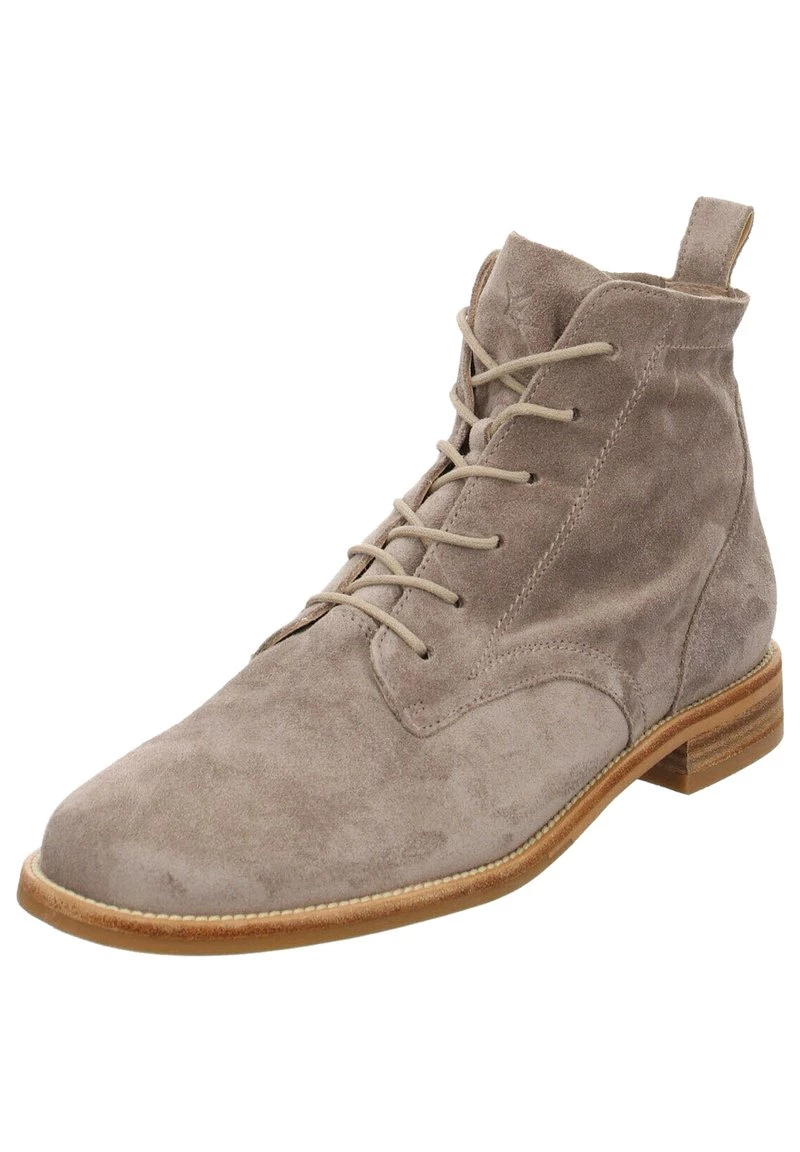 Paul Green Bottines à Lacets Taupe Femme 3 Paul Green Bottines à Lacets Taupe Femme