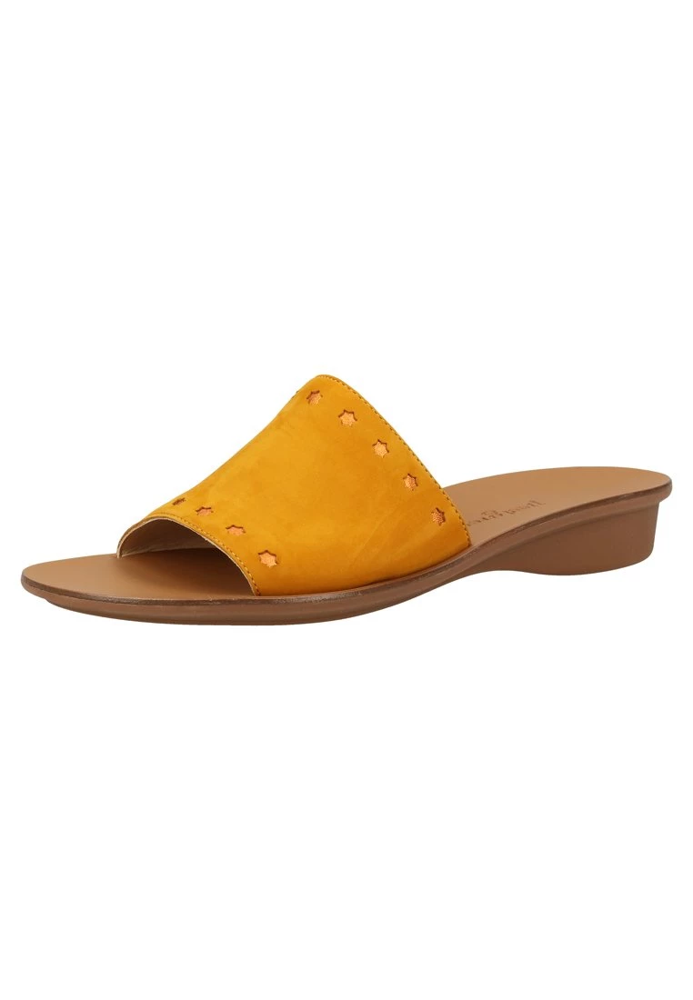 PAUL GREEN PANTOLETTEN Mules Curry Yellow Femme 5 PAUL GREEN PANTOLETTEN Mules Curry Yellow Femme – Image 3