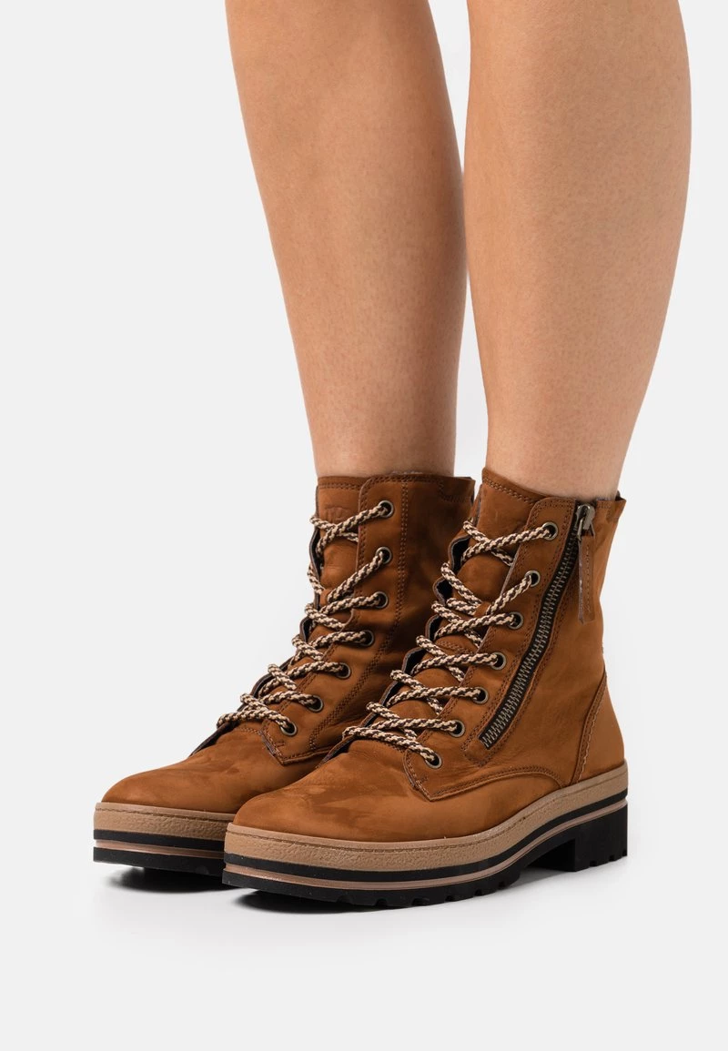 Paul Green Femme Bottines à Lacets Royal Cognac 3 Paul Green Femme Bottines à Lacets Royal Cognac