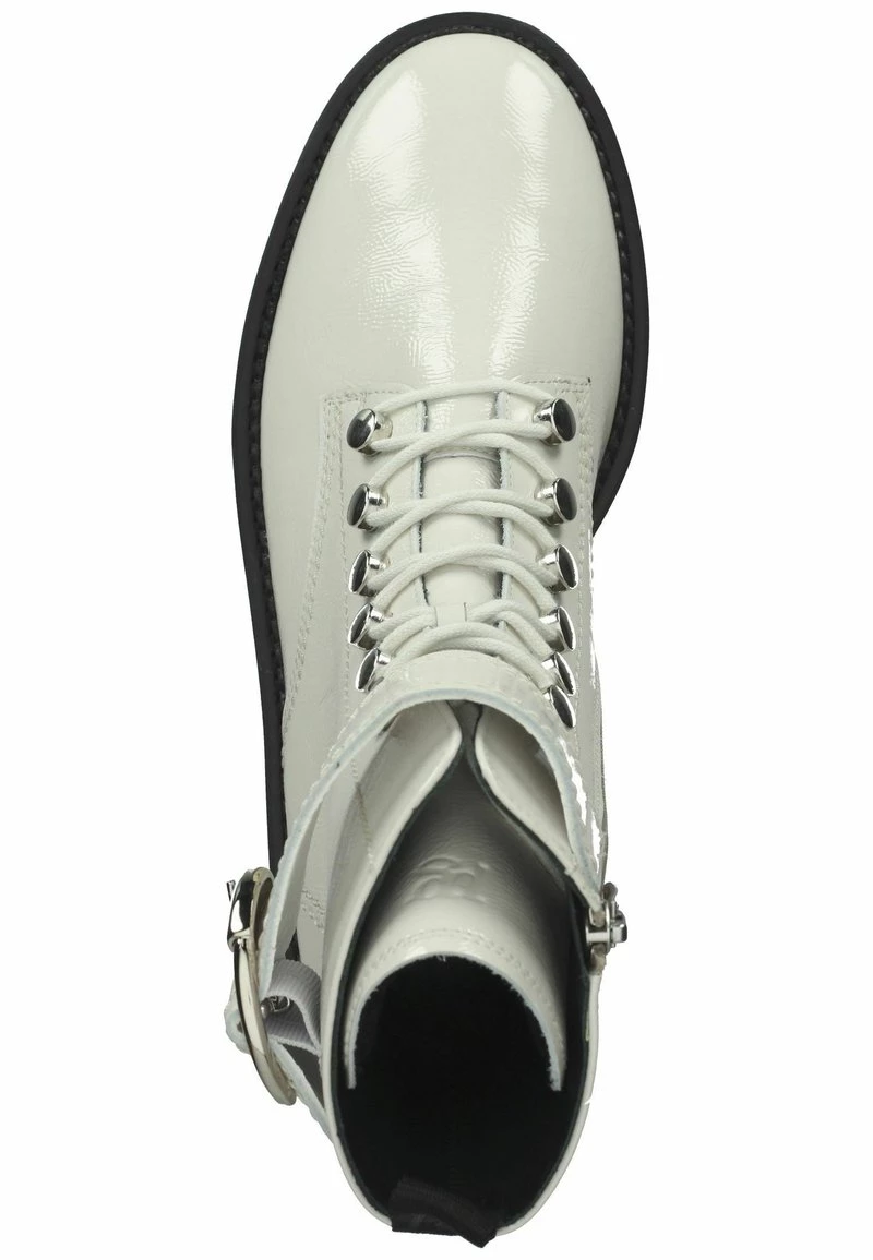 Paul Green Femme Bottines à Lacets Gebrochenes Weiß Lack 6 Paul Green Femme Bottines à Lacets Gebrochenes Weiß Lack – Image 4