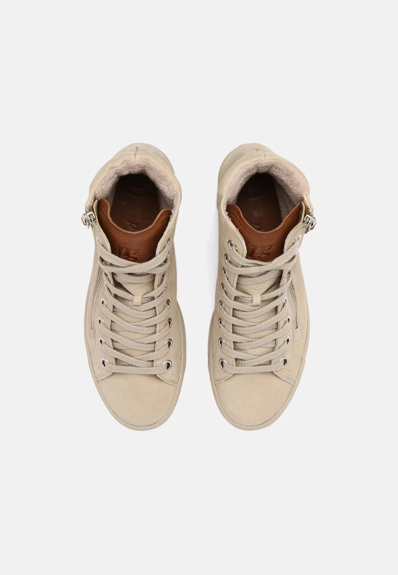 Paul Green Femme Baskets Montantes Almond/cognac 8 Paul Green Femme Baskets Montantes Almond/cognac – Image 6