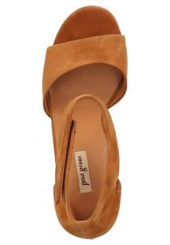 Paul Green Sandales à Talons Hauts Caramel Femme -France Paul Green Soldes Boutique e706d7d771cb4d3f8041c057d6f5d623