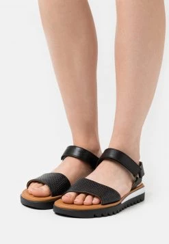 Paul Green Femme Sandales Mini Braid/city Black