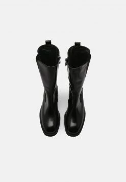 Paul Green Bottes à Plateau Black Femme -France Paul Green Soldes Boutique ed0e13d72c8447abaf1af69c66e90a86
