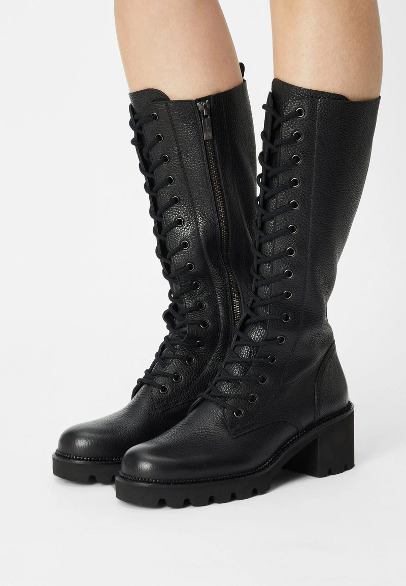 Paul Green Femme Bottes à Lacets Black 3 Paul Green Femme Bottes à Lacets Black