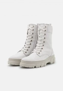 Paul Green Femme Bottines à Lacets Royal Offwhite -France Paul Green Soldes Boutique 1454679f6d56462cbf094427729cf6d3