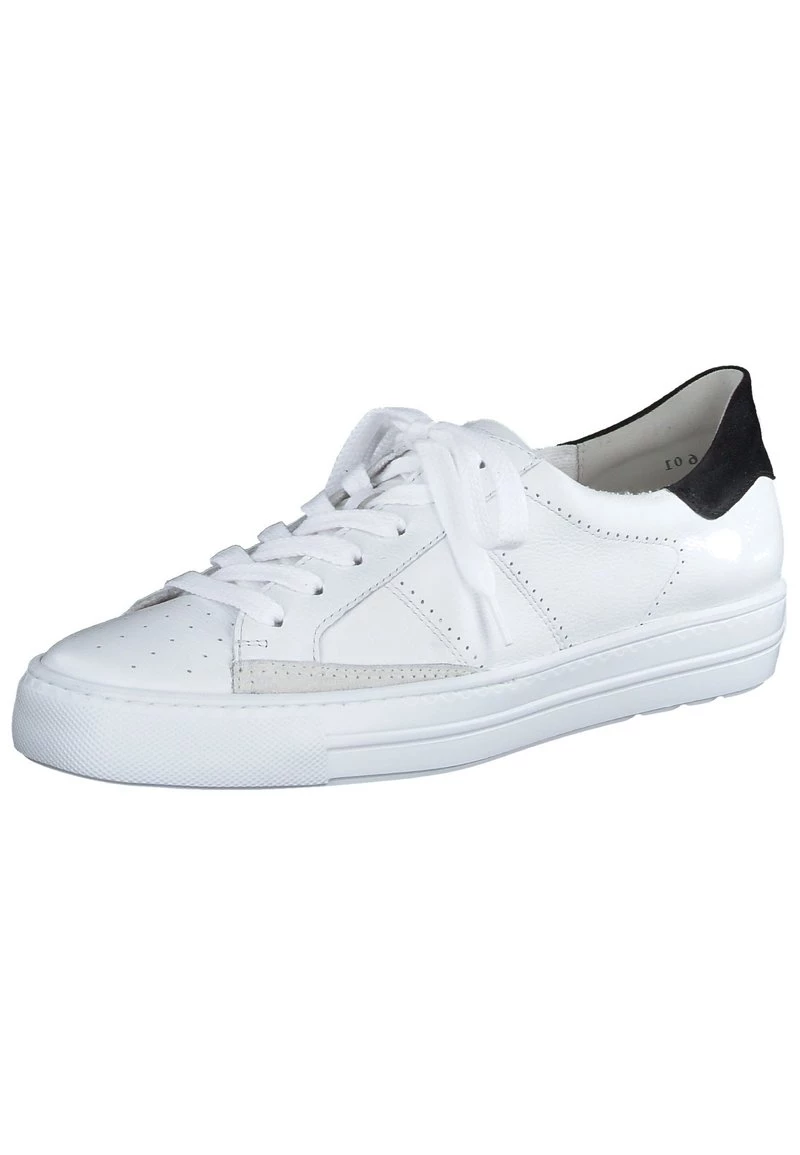 Paul Green Baskets Basses Mastercalf/s.suede White/black Femme 3 Paul Green Baskets Basses Mastercalf/s.suede White/black Femme – Image 2