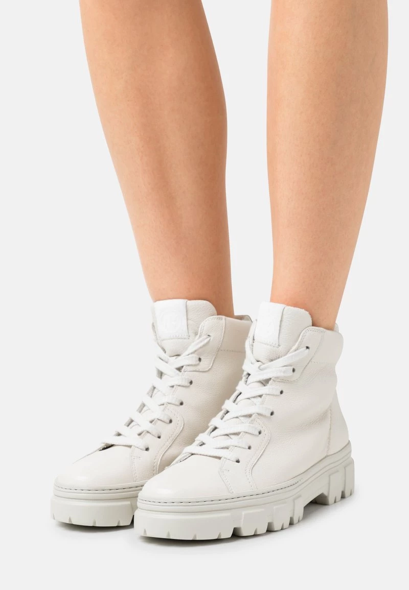 Paul Green Bottines à Lacets Ivory Femme 3 Paul Green Bottines à Lacets Ivory Femme