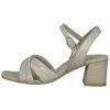 Paul Green Sandales Knautschlack Biscuit Femme