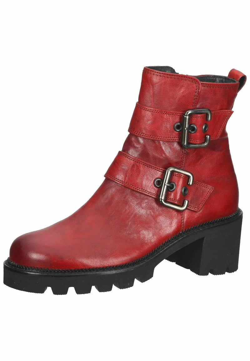 Paul Green Femme Bottines à Plateau Rot 4 Paul Green Femme Bottines à Plateau Rot – Image 2
