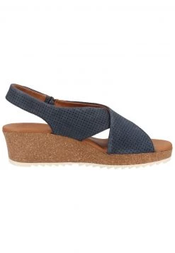 Paul Green Femme Sandales à Plateforme Blau -France Paul Green Soldes Boutique 688f28828f5a4dad90857912d1877944