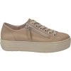 Paul Green Femme Baskets Basses Beige -France Paul Green Soldes Boutique 6f91a0db79d84beba60e416a5d1017ea