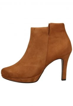 France Paul Green Soldes Boutique 7 Paul Green Femme Bottines à Talons Hauts Mittelbraun 047