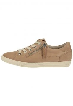 France Paul Green Soldes Boutique 21 Paul Green Baskets Basses Beige Femme