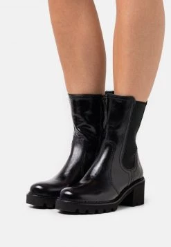 Paul Green Bottines à Plateau Kuba Black Femme