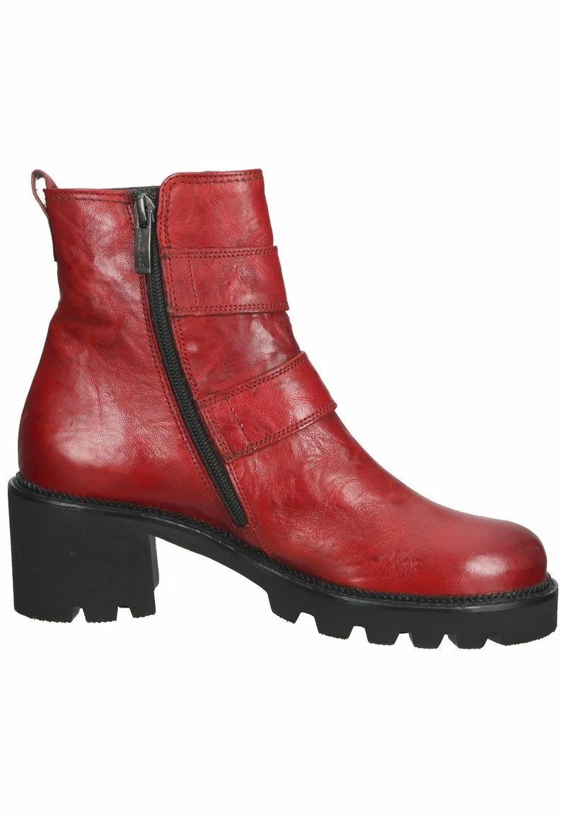 Paul Green Femme Bottines à Plateau Rot 9 Paul Green Femme Bottines à Plateau Rot – Image 7