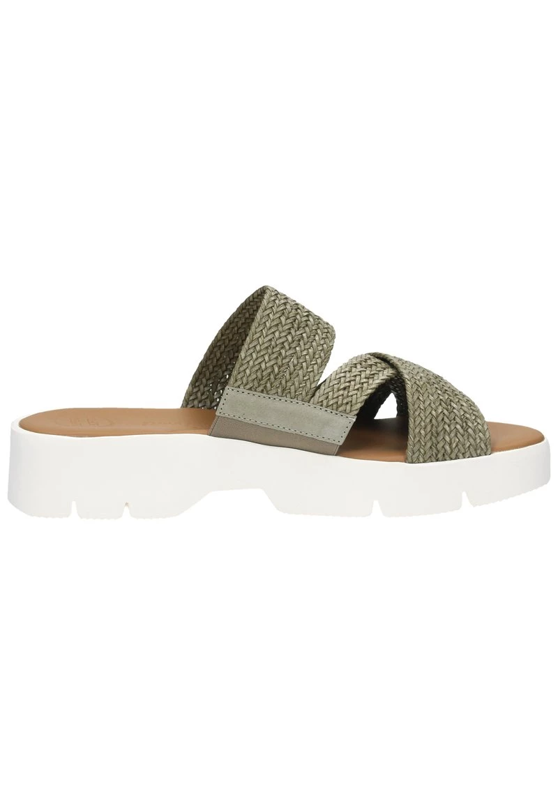 Paul Green Femme Mules Oliv 9 Paul Green Femme Mules Oliv – Image 7