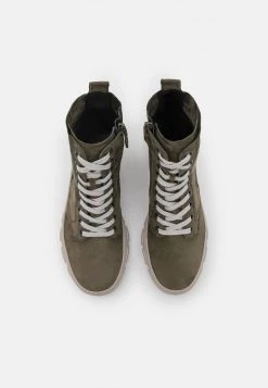 Paul Green Bottines à Lacets Royal Oliv Femme -France Paul Green Soldes Boutique 9f4b14a637dd43ad851eec63bee813dd