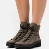 Paul Green Femme Bottines à Lacets Oliv -France Paul Green Soldes Boutique a97dfe9d1ca34d3cae69b6032146dca4