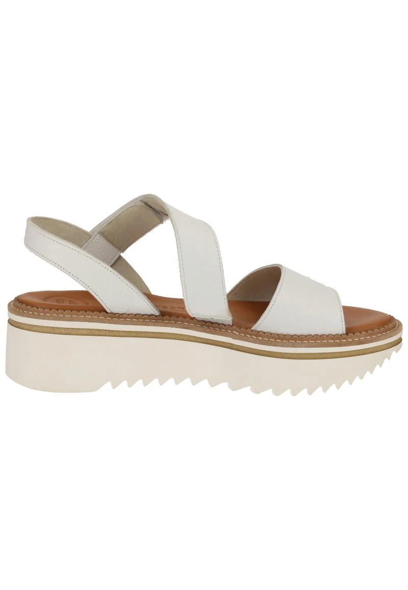 Paul Green Femme Sandales à Plateforme Weiß 8 Paul Green Femme Sandales à Plateforme Weiß – Image 6